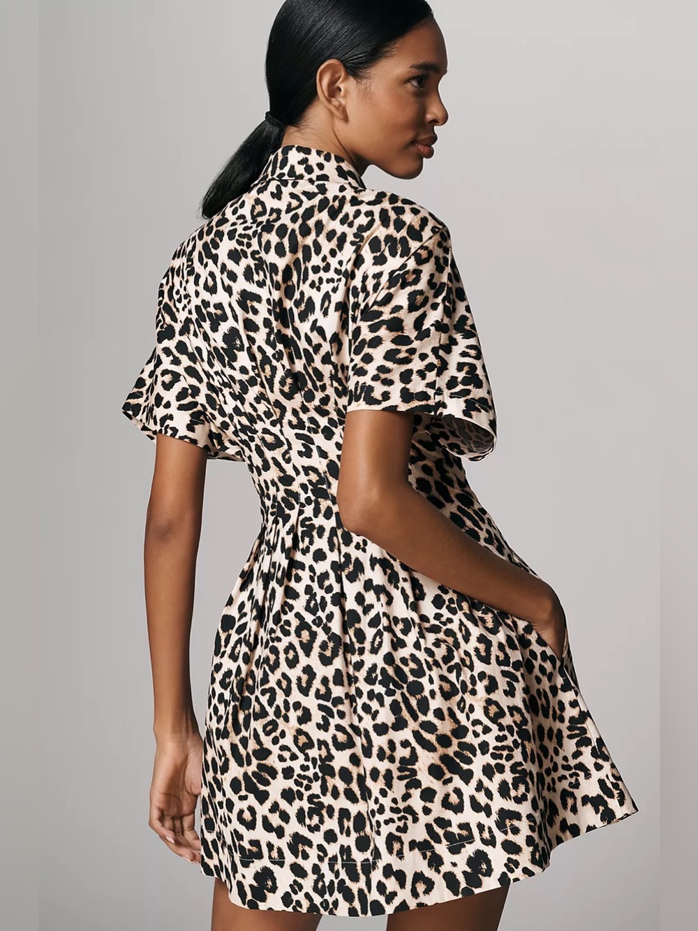 Anthropologie Tobie Mini Shirt Dress by Exquise - Picture 2 of 6